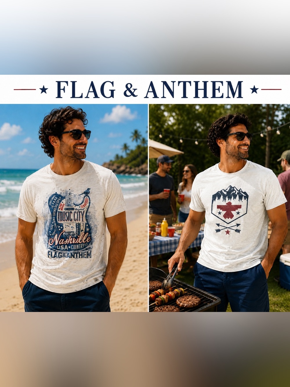 NWOT Men’s Nashville and Desert Son Graphic T-Shirts Large Sold Individually